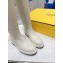 Fendi Logo Embossed Boots White 2022