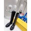Fendi Logo Embossed Boots Black 2022