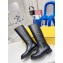 Fendi Logo Embossed Boots Black 2022