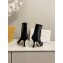 Jimmy Choo Heel 8.5cm Suede and Mesh Ankle Boots  Black with Crystal Embellishment 2022