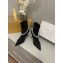 Jimmy Choo Heel 8.5cm Leroy Suede Ankle Boots Black 2022