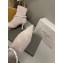 Jimmy Choo Heel 8.5cm Leroy Suede Ankle Boots Light Gray 2022