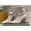Jimmy Choo Heel 8.5cm Leroy Suede Ankle Boots Light Gray 2022