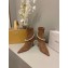 Jimmy Choo Heel 8.5cm Leroy Suede Ankle Boots Brown 2022