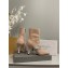 Jimmy Choo Heel 8.5cm Kaza Suede Ankle Boots Nude 2022