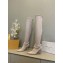 Jimmy Choo Heel 8.5cm Suede High Boots Light Gray With Crystal Strap 2022
