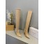Jimmy Choo Heel 8.5cm Suede High Boots Beige With Crystal Strap 2022