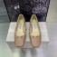 Jimmy Choo Pearl and Stud Ballet Flats Apricot 2022