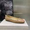 Jimmy Choo Pearl and Stud Ballet Flats Apricot 2022