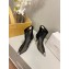 Jimmy Choo Heel 8.5cm Suede and Mesh Ankle Boots  Black with Crystal Embellishment 2022