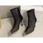 Jimmy Choo Heel 8.5cm Suede and Mesh Ankle Boots  Black with Crystal Embellishment 2022