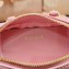 Miu Miu Matelassé nappa leather top-handle mini-bag 5BP077 Pink 2022