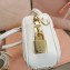 Miu Miu Matelassé nappa leather top-handle Small bag 5BB123 White 2022