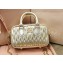 Miu Miu Matelassé nappa leather top-handle mini-bag 5BP077 Gold 2022