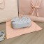Miu Miu Matelassé nappa leather top-handle Small bag 5BB123 Light Gray 2022