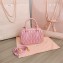 Miu Miu Matelassé nappa leather top-handle Small bag 5BB123 Pink 2022