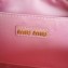 Miu Miu Matelassé nappa leather top-handle Small bag 5BB123 Pink 2022