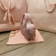 Miu Miu Matelassé nappa leather top-handle mini-bag 5BP077 Nude Pink 2022