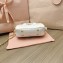 Miu Miu Matelassé nappa leather top-handle mini-bag 5BP077 White 2022