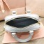 Miu Miu Matelassé nappa leather top-handle mini-bag 5BP077 Light Gray 2022