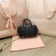Miu Miu Matelassé nappa leather top-handle mini-bag 5BP077 Black 2022