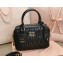 Miu Miu Matelassé nappa leather top-handle Medium bag 5BB124 Black 2022