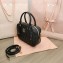 Miu Miu Matelassé nappa leather top-handle Medium bag 5BB124 Black 2022