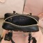 Miu Miu Matelassé nappa leather top-handle Medium bag 5BB124 Black 2022