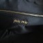 Miu Miu Matelassé nappa leather top-handle Medium bag 5BB124 Black 2022