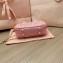 Miu Miu Matelassé nappa leather top-handle mini-bag 5BP077 Pink 2022