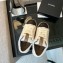 Chanel Fabric and Shiny Goatskin Trainers Sneakers G39105 White 2022