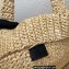 Prada Large raffia tote bag 1BG392 Beige 2022