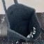 Prada Large raffia tote bag 1BG392 Black 2022