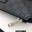 Gucci GG embossed Signature messenger Bag 406410 Black