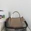 Prada Small Leather HandBag with shoulder strap 1BC145 Camel 2022