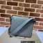Gucci GG embossed Signature messenger Bag 406410 Gray