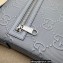 Gucci GG embossed Signature messenger Bag 406410 Gray