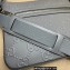 Gucci GG embossed Signature messenger Bag 406410 Gray