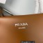 Prada Small leather bag 1BA368 Brown 2022
