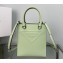 Prada embossed triangle logo Leather handbag 1BA333 Light Green 2022