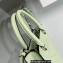Prada embossed triangle logo Leather handbag 1BA333 Light Green 2022