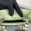 Prada embossed triangle logo Leather handbag 1BA333 Light Green 2022