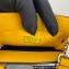 Prada embossed triangle logo Leather handbag 1BA333 Yellow 2022