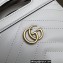 Gucci GG Marmont top handle mini bag 699756 White