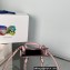 Prada embossed triangle logo Leather handbag 1BA333 Pink 2022