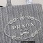 Prada Embroidered handbag 1BA342 Black/Gray 2022