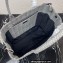 Prada Embroidered handbag 1BA342 Black/Gray 2022