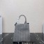 Prada Embroidered handbag 1BA343 Black/Gray 2022