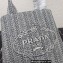 Prada Embroidered handbag 1BA343 Black/Gray 2022