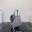 Prada Embroidered handbag 1BA343 Blue/Gray 2022
